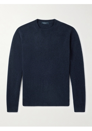 Thom Sweeney - Brushed Cashmere-Blend Sweater - Men - Blue - XS