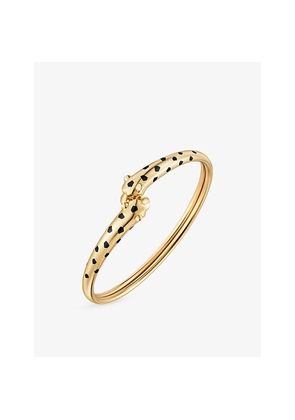 Womens Panthère De Cartier 18ct Yellow-Gold and Tsavorite Garnets Bracelet