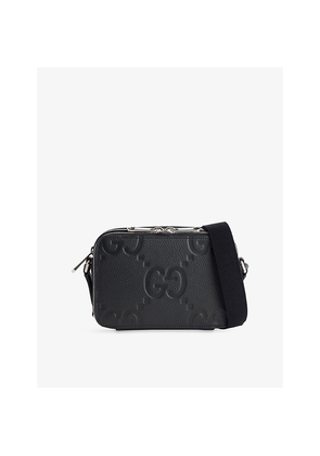 Mens Gucci Gg Jumbo Mini Leather Cross-Body Bag