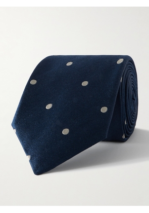TOM FORD - 8cm Polka-Dot Silk-Satin Tie - Men - Blue