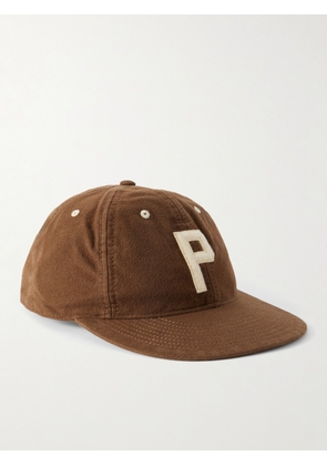 Polo Ralph Lauren - Logo-Appliquéd Brushed Cotton-Twill Baseball Cap - Men - Brown