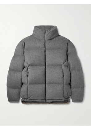 SEASE - Tribeca Quilted Wish® Virgin Wool and Cashmere-Blend Down Jacket - Men - Gray - S