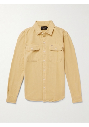 RRL - Brushed Cotton-Flannel Shirt - Men - Yellow - S