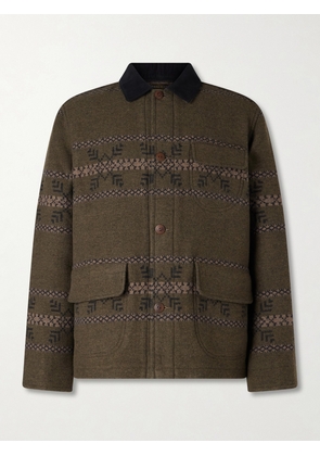 RRL - Virgin Wool-Blend Jacquard Jacket - Men - Brown - S