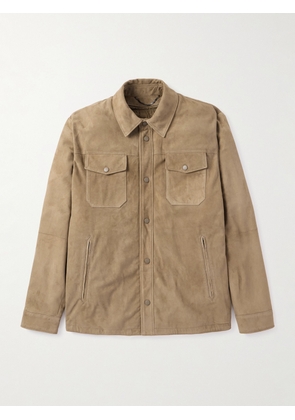 Canali - Suede Jacket - Men - Brown - IT 46