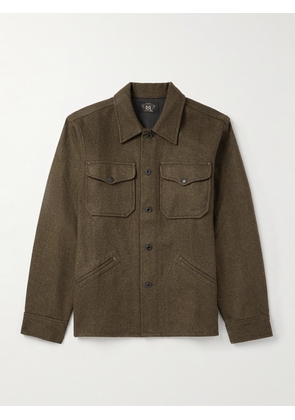 RRL - Wool-Blend Felt Overshirt - Men - Green - XS