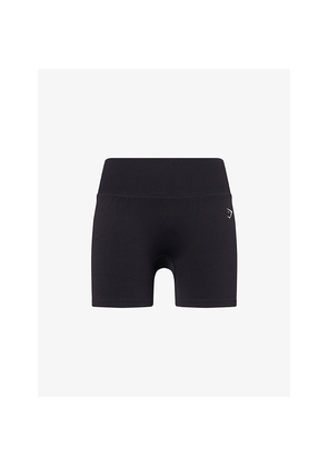 Womens Gymshark Lift Varsity Stretch-Woven Shorts