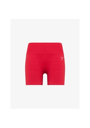 Womens Gymshark Lift Varsity Stretch-Woven Shorts