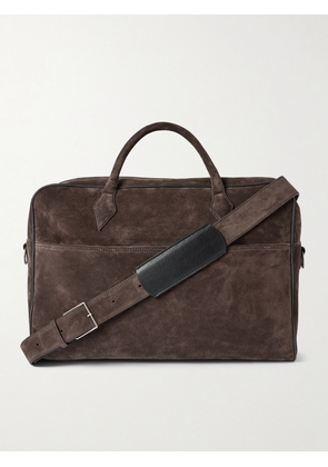 Métier - Closer Two Day Suede Holdall - Men - Brown