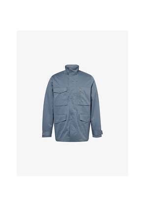 Mens Paul Smith Funnel-Neck Field Woven Jacket