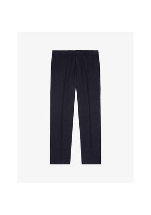 Mens The Kooples Straight-Leg Mid-Rise Cotton and Linen Trousers