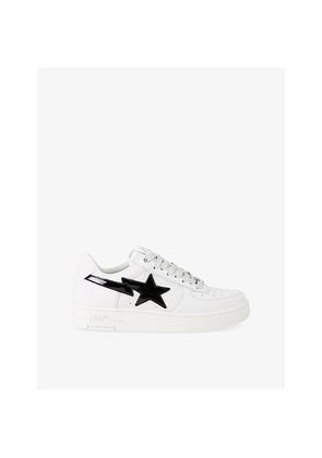 Mens A Bathing Ape Bape Sta Os #3 M2 Leather Trainers