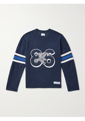 Aimé Leon Dore - Appliquéd Cotton T-Shirt - Men - Blue - XS