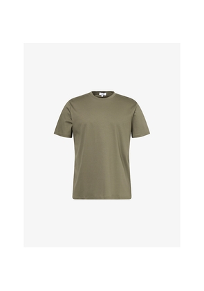 Mens Arne Mercerised Interlock Cotton-Jersey T-Shirt