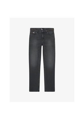 Mens The Kooples Zip-Detail Skinny-Leg Jeans