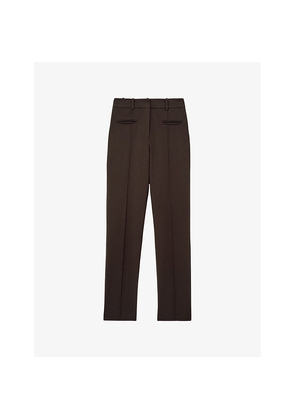 Womens Reiss Norla Tapered-Leg Stretch-Woven Trousers