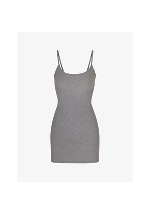 Womens Skims Soft Lounge Sleeveless Stretch-Jersey Mini Dress