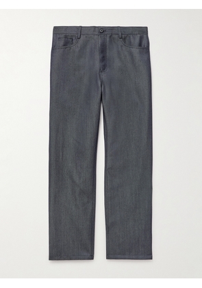 Mr P. - Straight-Leg Wool and Mohair-Blend Jeans - Men - Blue - 28