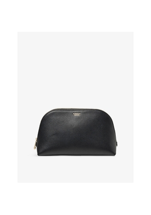 Aspinal Of London Classic Large Saffiano-Leather Cosmetic Case