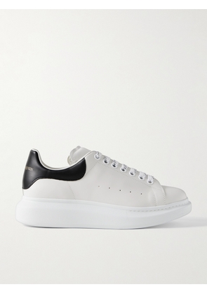 McQueen - Exaggerated-Sole Leather Sneakers - Men - White - EU 39