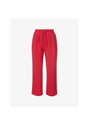 Womens Sweaty Betty Revive Wide-Leg Cotton-Blend Jogging Bottoms