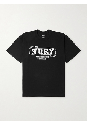 Neighborhood - Printed Cotton-Jersey T-Shirt - Men - Black - S