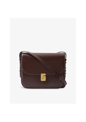 Womens Soeur Bellissima Maxi Leather Cross Body Bag