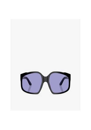 Miu Miu Mu A07S Irregular-Frame Acetate Sunglasses