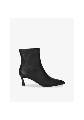 Womens Carvela Marcia Heeled Faux-Leather Ankle Boots