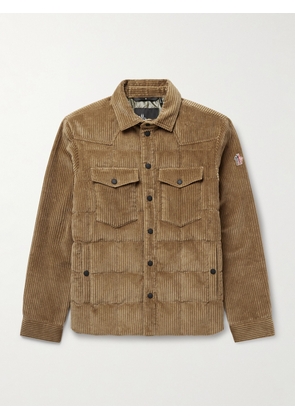 Moncler Grenoble - Gelt Cotton-Blend Corduroy Down Ski Jacket - Men - Brown - 1