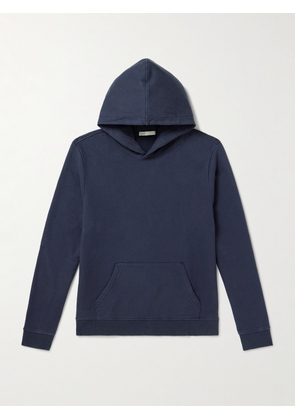 Onia - Stretch Cotton-Jersey Hoodie - Men - Blue - S