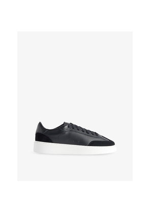 Mens Arne Tennis Leather and Suede Trainers