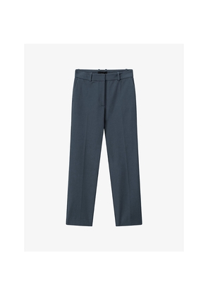 Womens Joseph Coleman Straight-Leg Slim-Fit Stretch-Woven Trousers
