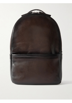 Officine Creative - Quentin 20 Leather Backpack - Men - Brown