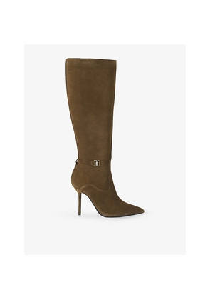 Womens KG Kurt Geiger Heeled Suede Knee-High Boots
