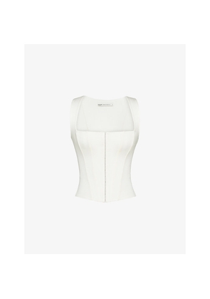 Womens House of CB The Balconette Woven Corset Top