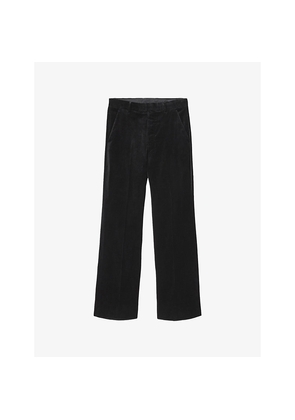 Mens Allsaints Saga Straight-Leg Cotton Trousers