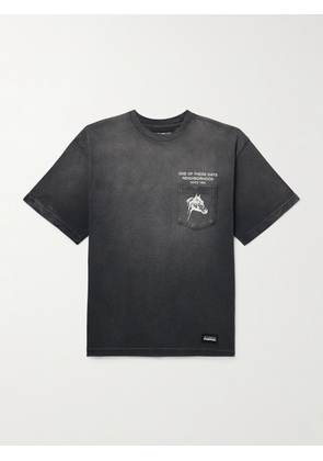 Neighborhood - One of These Days Logo-Print Cotton-Jersey T-Shirt - Men - Black - S