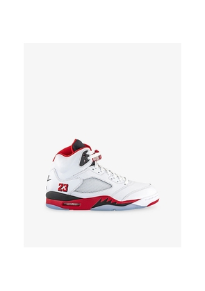 Mens Air Jordan 5 Retro Leather Trainers