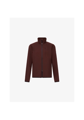 Mens Boggi Milano B Tech Funnel-Neck Stretch-Woven Jacket