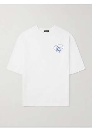 Willy Chavarria - Printed Cotton-Jersey T-Shirt - Men - White - S