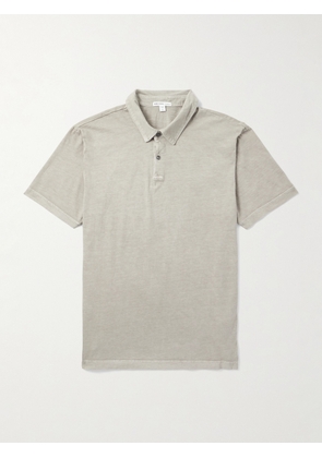 James Perse - Supima Cotton-Jersey Polo Shirt - Men - Gray - 1