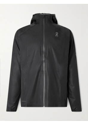 ON - Logo-Print Striped GuardTec™ Shell Jacket - Men - Black - XS