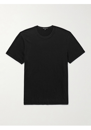 James Perse - Lotus Cotton-Jersey T-Shirt - Men - Black - 1