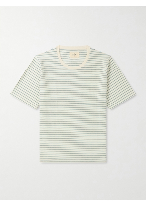 Folk - Striped Cotton T-Shirt - Men - Neutrals - XS
