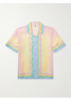 Casablanca - For The Love Of Dance Camp-Collar Printed Silk-Twill Shirt - Men - Multi - XS