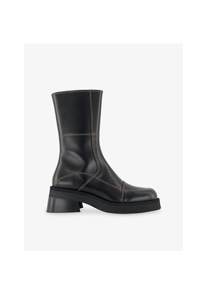 Womens Miista Heya Leather Ankle Boots