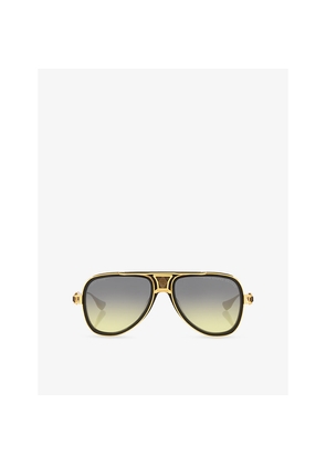 Dita D4000473 Grand Decade Aviator-Frame Metal Sunglasses