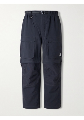 Nike - ACG Smith Summit Straight-Leg Convertible Shell Cargo Trousers - Men - Black - XS