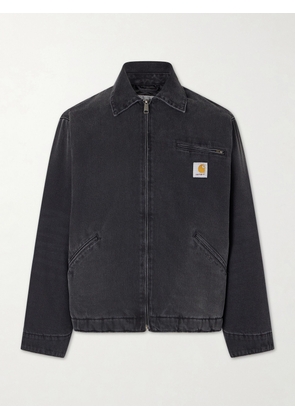 Carhartt WIP - Detroit Logo-Appliquéd Padded Denim Jacket - Men - Black - XS